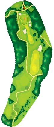 足摺コースHOLE4レイアウト