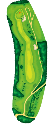 足摺コースHOLE6レイアウト