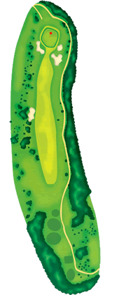 足摺コースHOLE9レイアウト