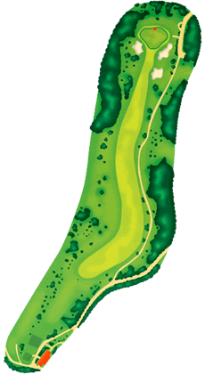 足摺コースHOLE10レイアウト