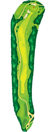 足摺コースHOLE16レイアウト